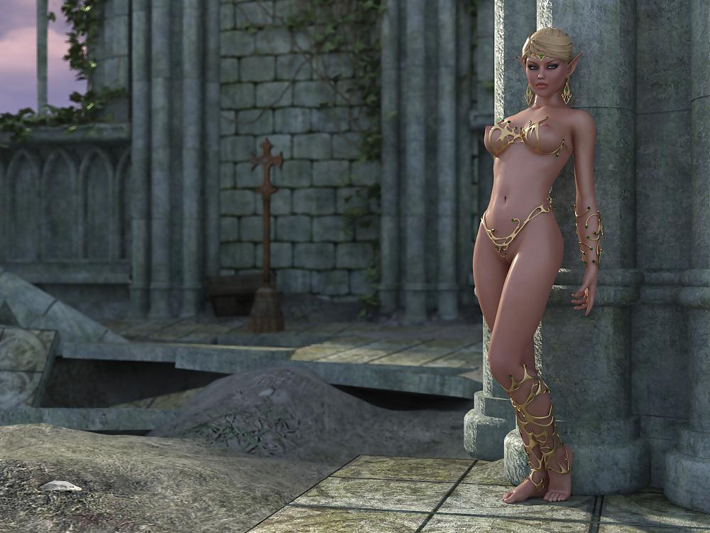 25P Most beatiful elf girl used by a lot Goblins