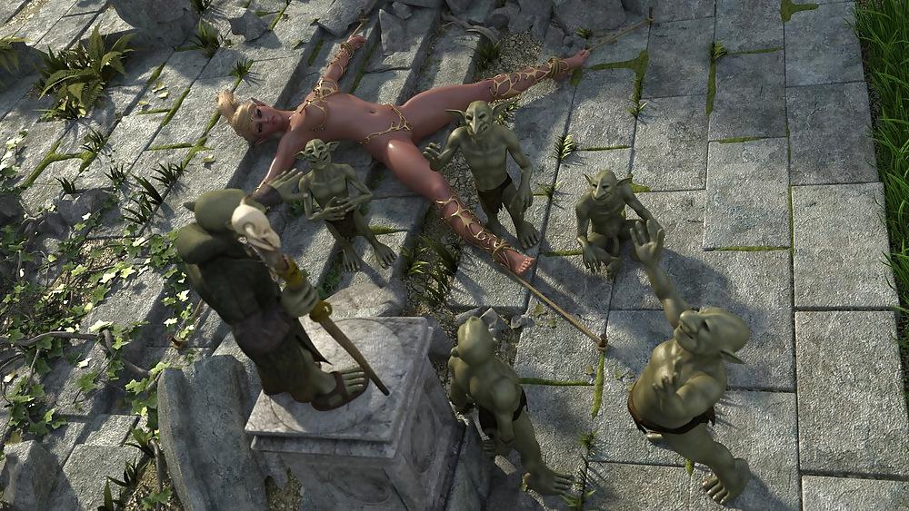 25P Most beatiful elf girl used by a lot Goblins