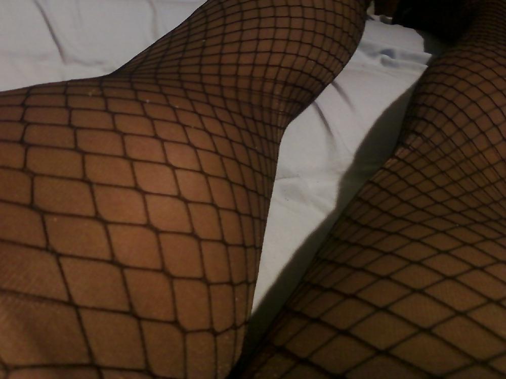 15P Fishnet and pantyhose
