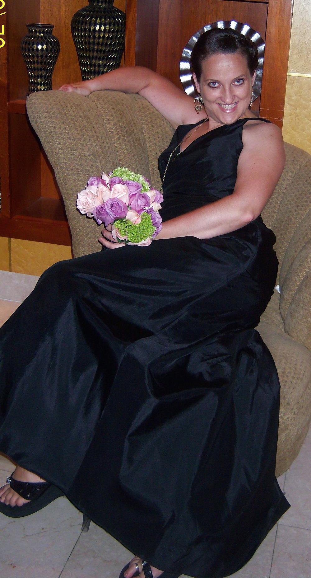 9P At a Wedding in my Black Gown