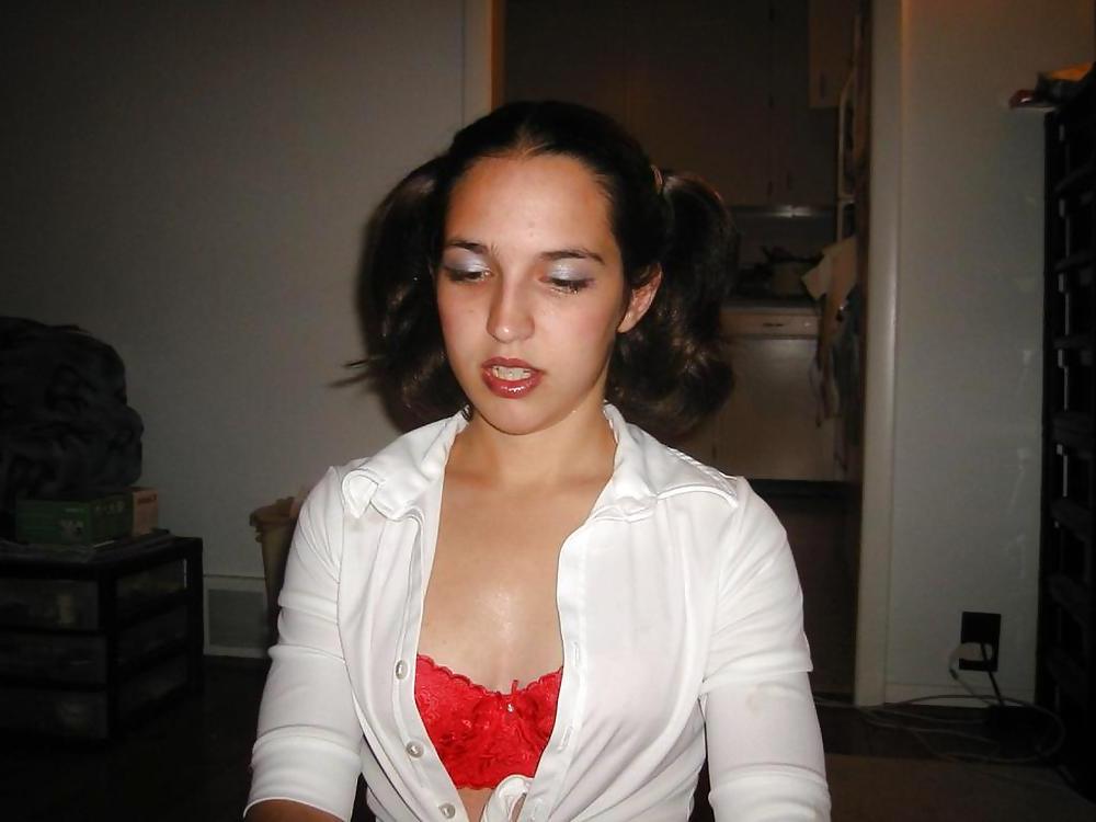 25P LATINA POSING IN SCHOOLDRESS