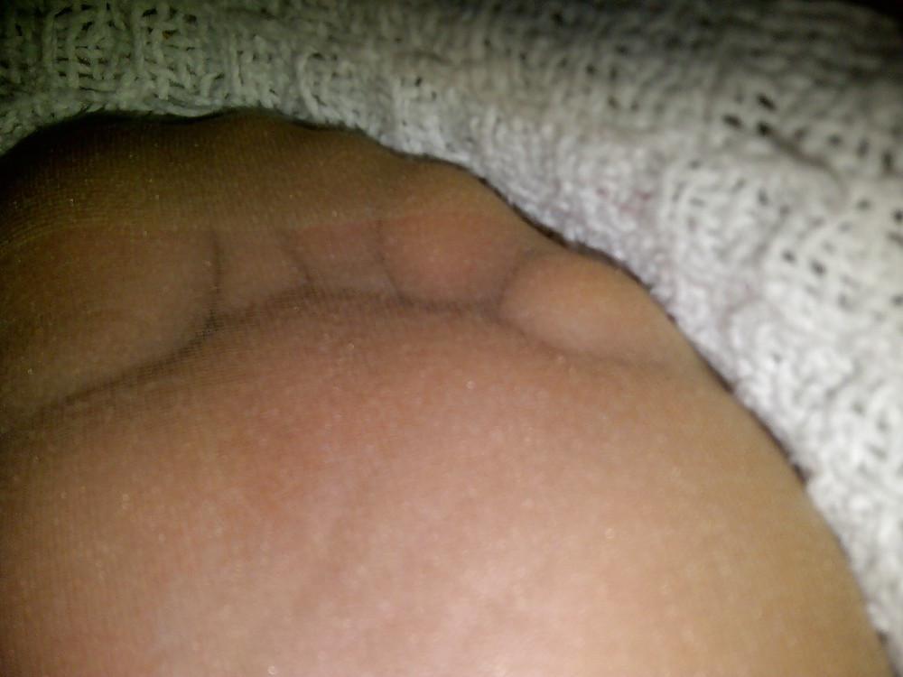 19P My wife in pantyhose.