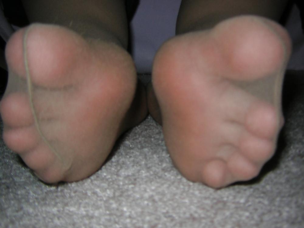19P My wife in pantyhose.