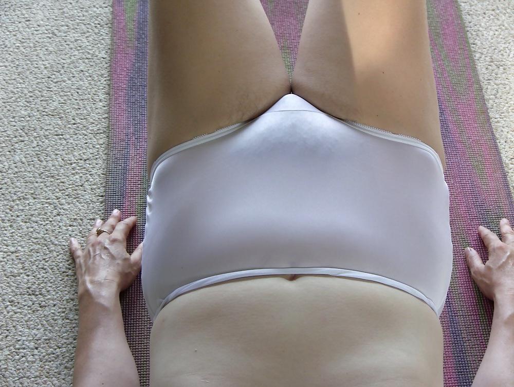 15P Mature Full Cut White Nylon Vanity Fair Panties