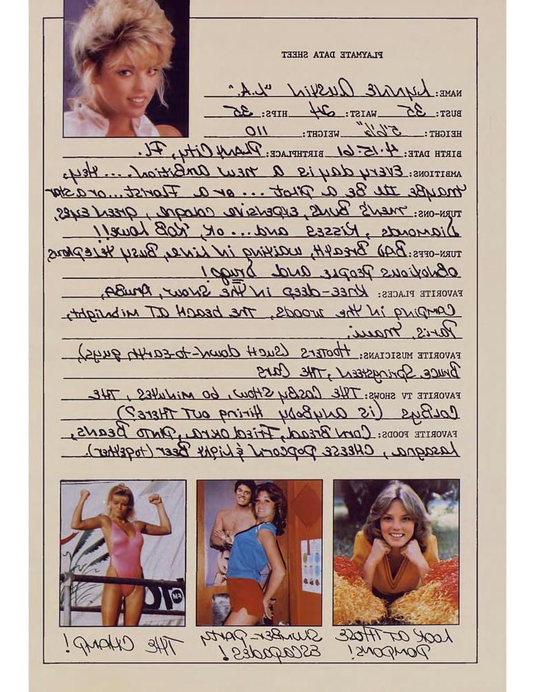 25P Playboy Magazine (July '86) - Nude Photos Only