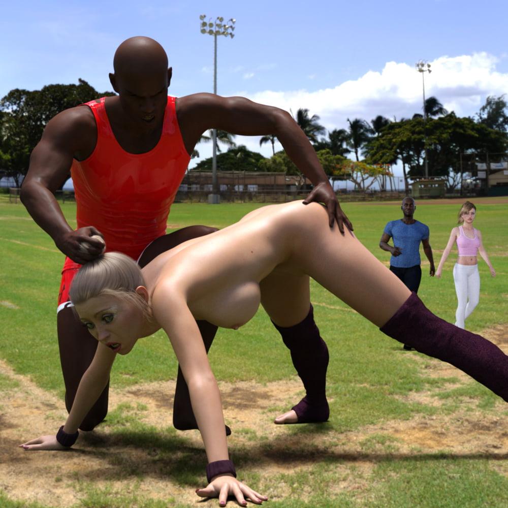 25P Interracial comic BDSM 3d