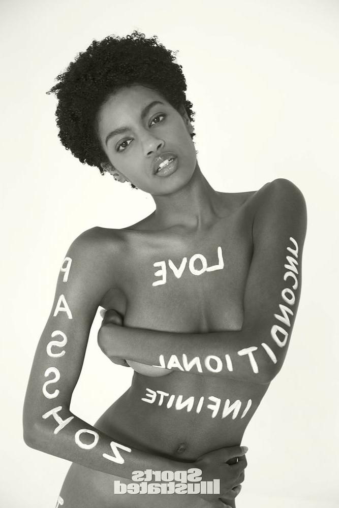 21P Ebonee Davis posing nude feb 2018