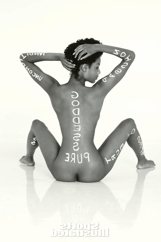21P Ebonee Davis posing nude feb 2018
