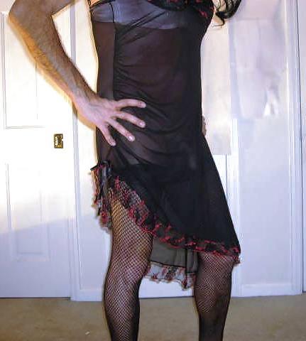 19P Sissy Loves Fishnet Stockings
