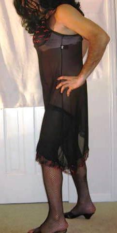19P Sissy Loves Fishnet Stockings