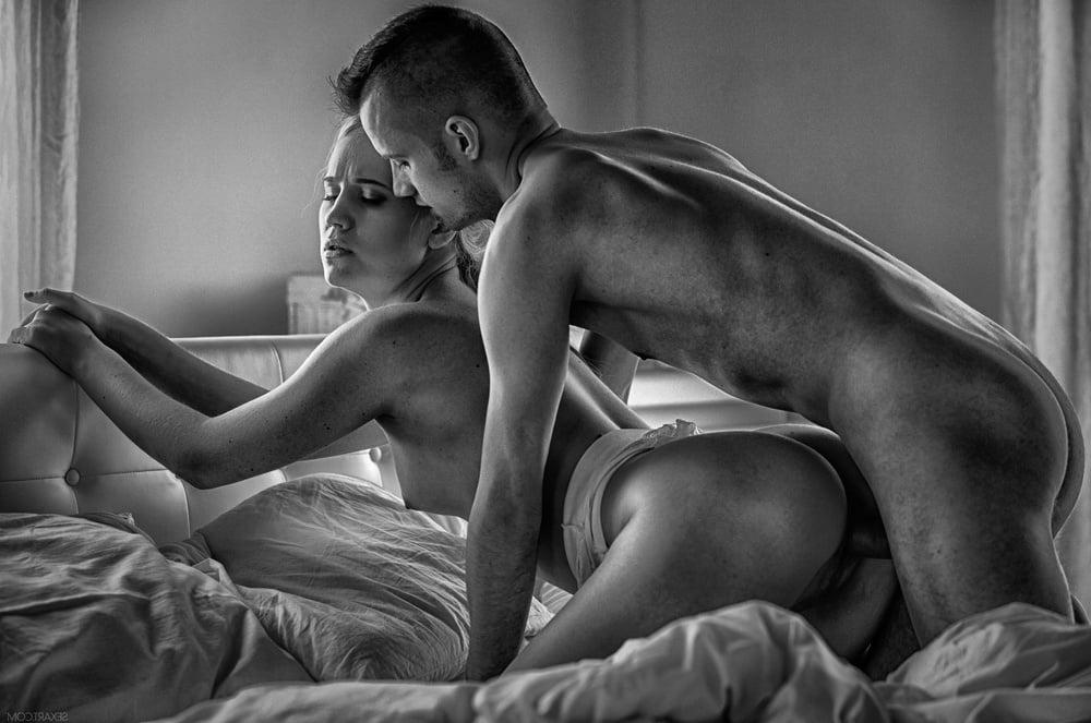25P Lovemaking in black and white - 1