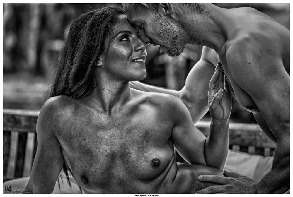 25P Lovemaking in black and white - 25