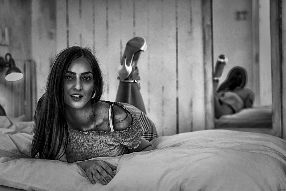 25P Lovemaking in black and white - 15