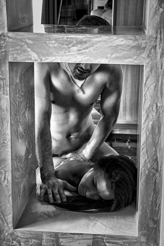 25P Lovemaking in black and white - 10