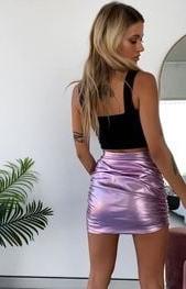 18P Pink Leather Skirt 2 - by Redbull18