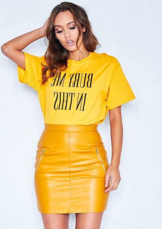 25P Different Coloured Leather Skirts 3 - by Redbull18