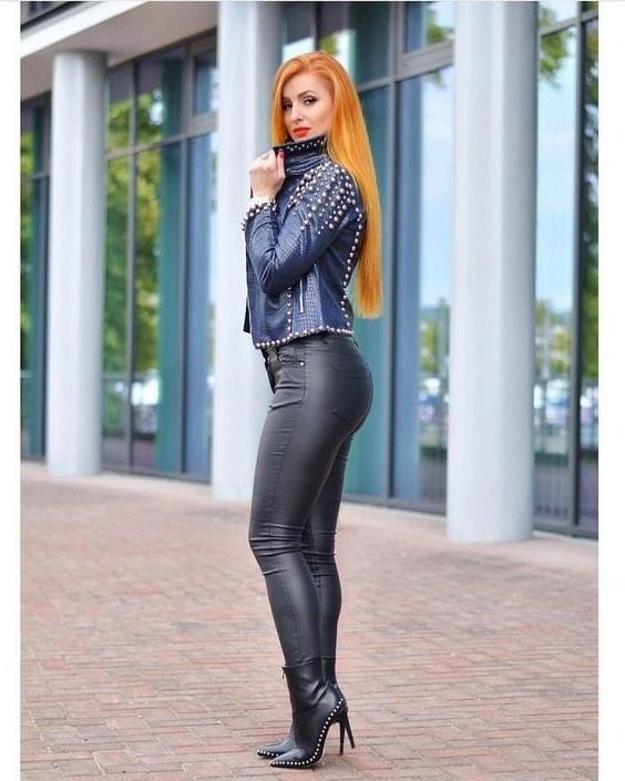 25P Black Leather Pants 7 - by Redbull18