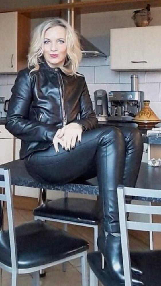 25P Black Leather Pants 7 - by Redbull18