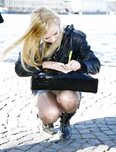 25P Beautiful Upskirt Babes  by Voyeur TROC