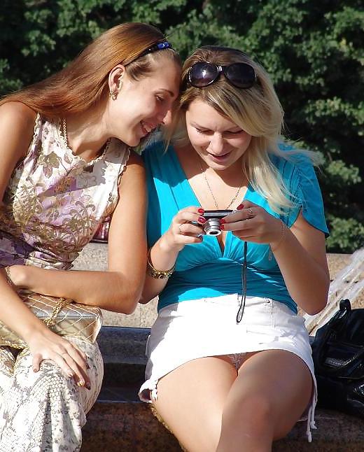 25P Beautiful Upskirt Babes  by Voyeur TROC