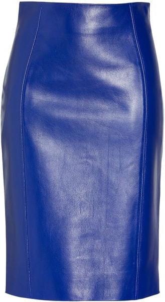 25P Blue Leather Skirt 3 - by Redbull18