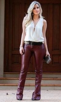 25P Red Leather Pants 3 - by Redbull18