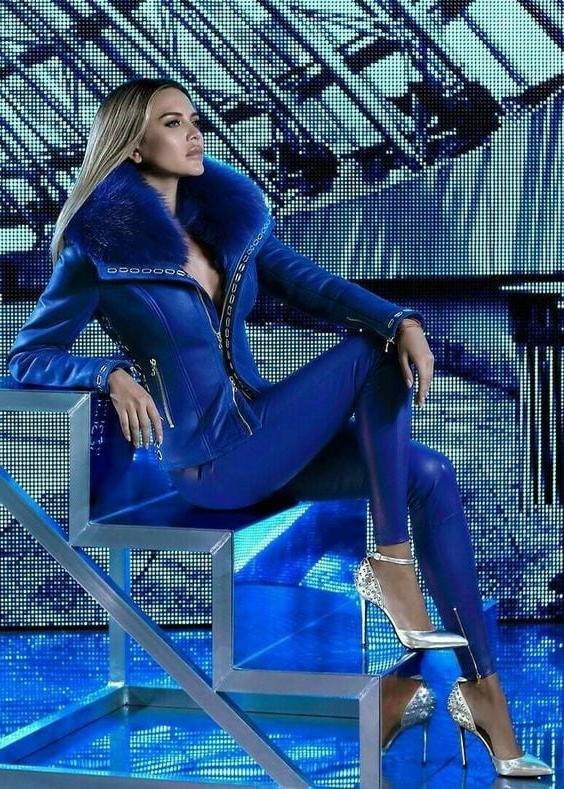 19P Blue Leather Pants 3 - by Redbull18