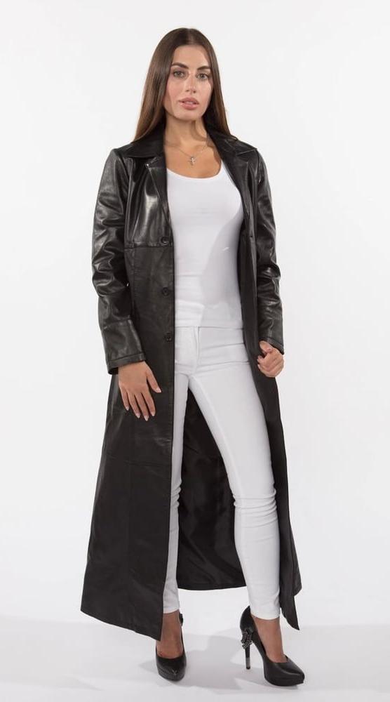 25P Black Leather Coat 6 - by Redbull18