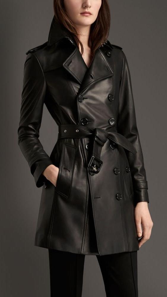 25P Black Leather Coat 6 - by Redbull18