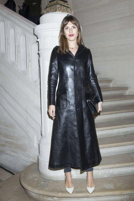 25P Black Leather Coat 6 - by Redbull18