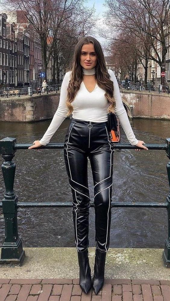 25P Black Leather Pants 6 - by Redbull18