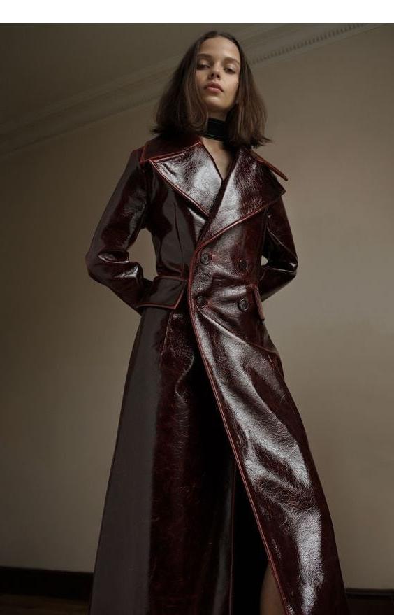 25P Brown Leather Coat 3 - by RedBull18