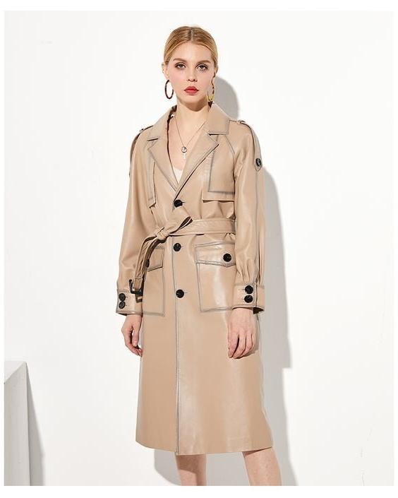 25P Brown Leather Coat 3 - by RedBull18