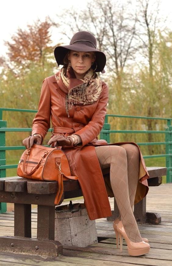 25P Brown Leather Coat 3 - by RedBull18