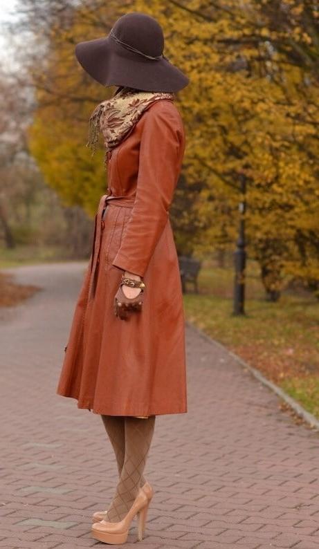 25P Brown Leather Coat 3 - by RedBull18