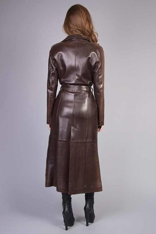 25P Brown Leather Coat 3 - by RedBull18
