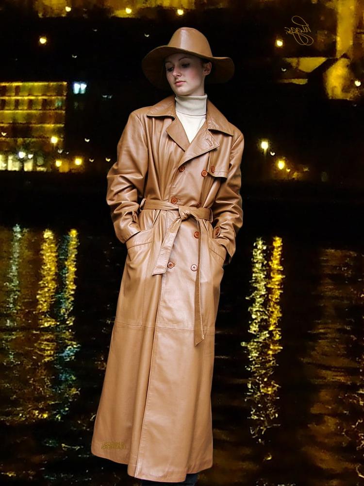 25P Brown Leather Coat 3 - by RedBull18