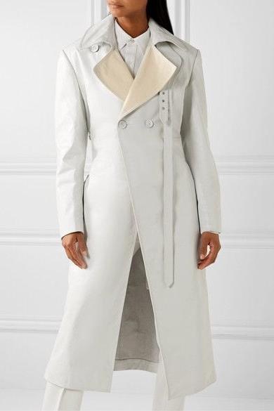 16P White Leather Coat 2 - by Redbull18