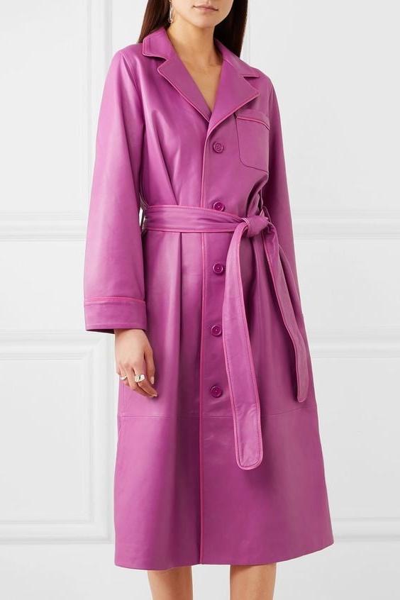 17P Purple and Pink Leather Coat 2 - by Redbull18