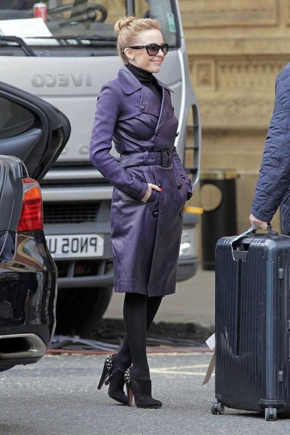 17P Purple and Pink Leather Coat 2 - by Redbull18