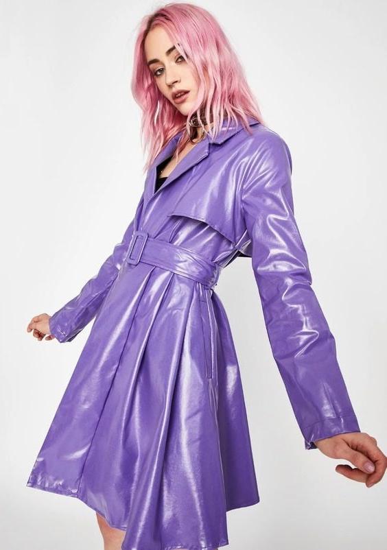 17P Purple and Pink Leather Coat 2 - by Redbull18