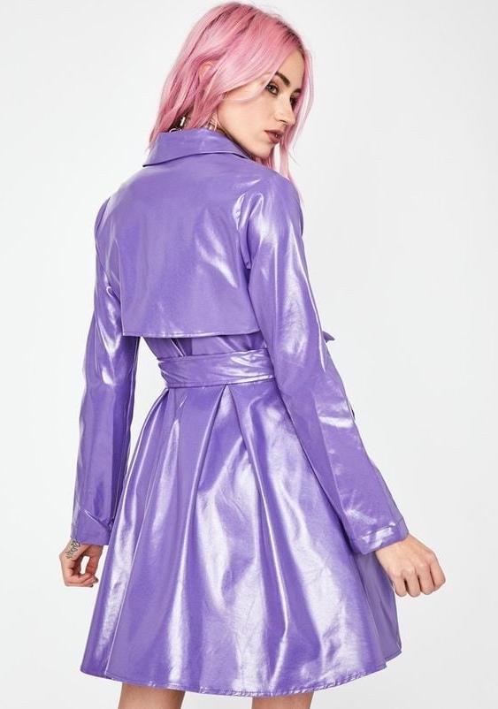 17P Purple and Pink Leather Coat 2 - by Redbull18