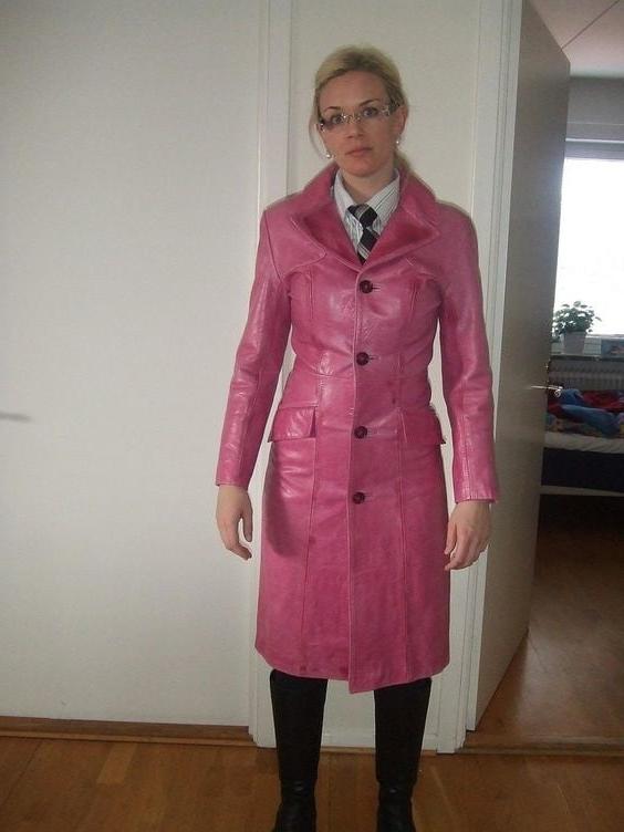 17P Purple and Pink Leather Coat 2 - by Redbull18