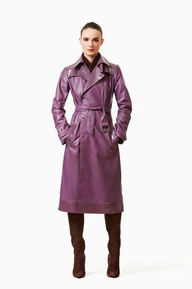 17P Purple and Pink Leather Coat 2 - by Redbull18
