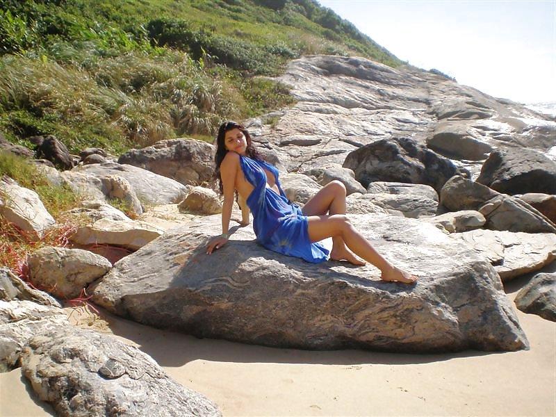25P Beautiful boobs beach 