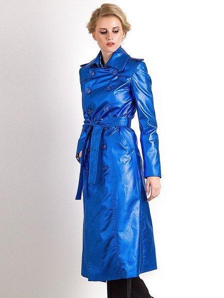 7P Blue Leather Coat 2 - by RedBull18