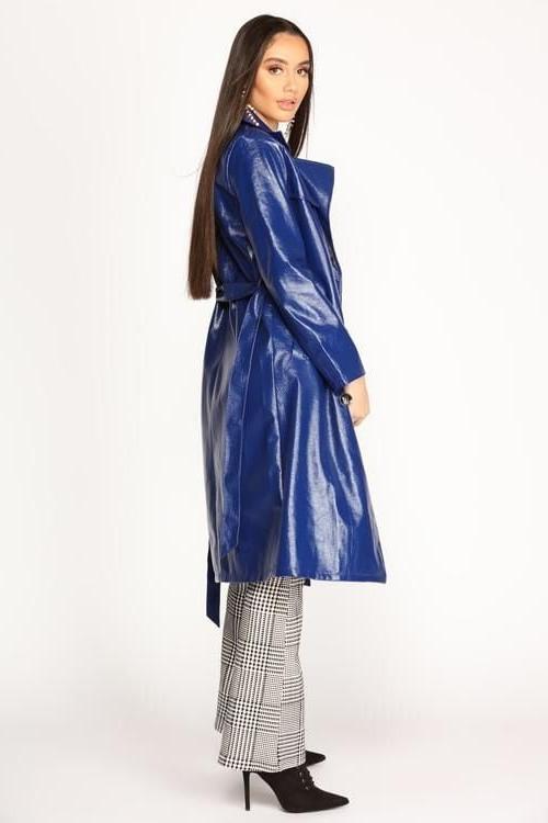 7P Blue Leather Coat 2 - by RedBull18