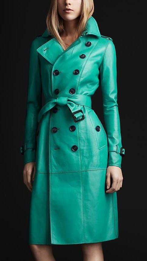7P Blue Leather Coat 2 - by RedBull18