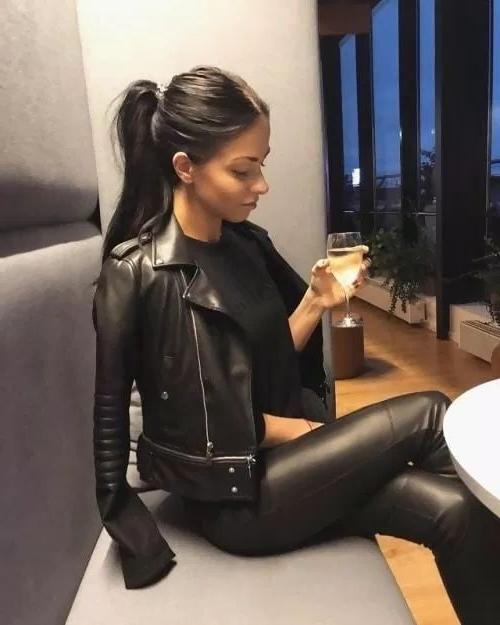 25P Black Leather Pants 8 - by Redbull18