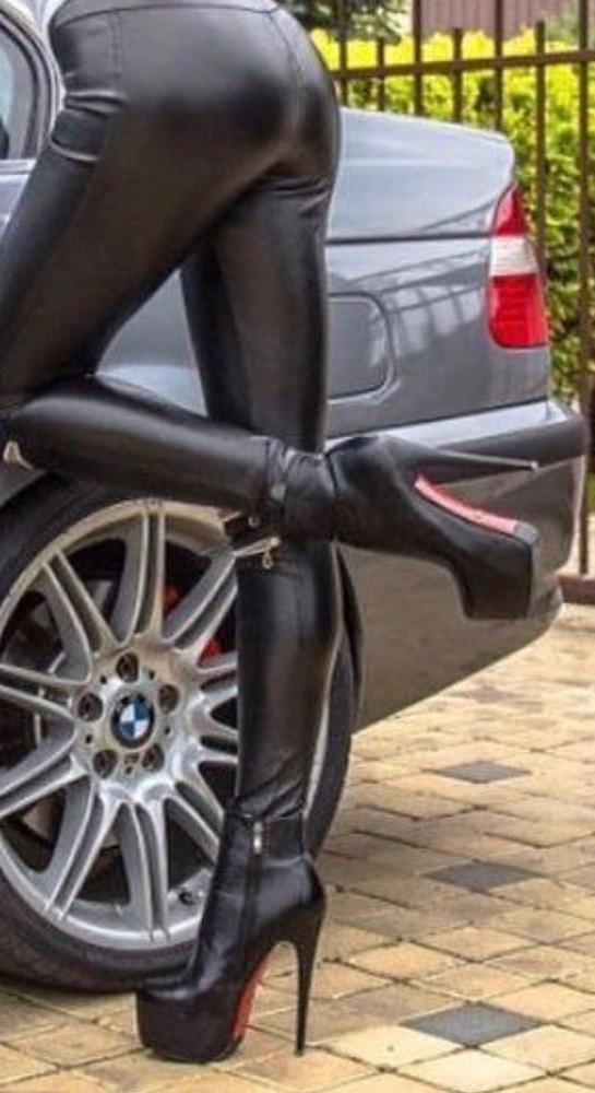 25P Black Leather Pants 8 - by Redbull18